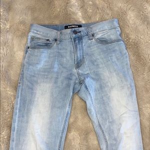 Express light wash jeans
